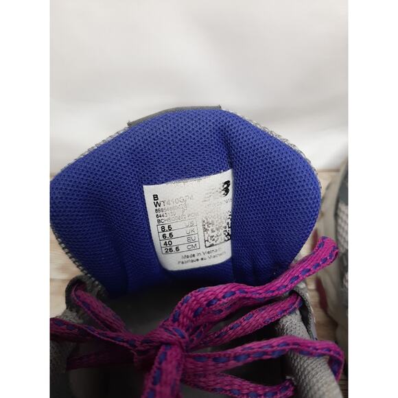 New Balance 410 v4 Womens Size 8.5 Running Trail Shoes Purple Gray WT410GP4 - Picture 10 of 11